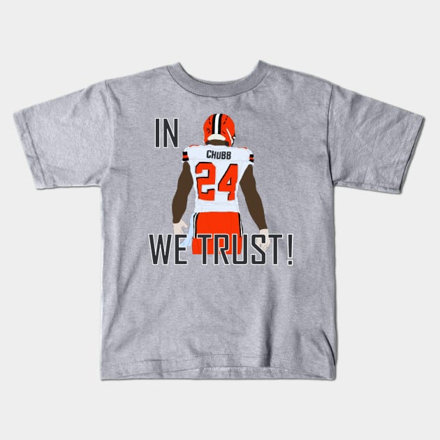 In Chubb We Trust! Kids T-Shirt by Roommates